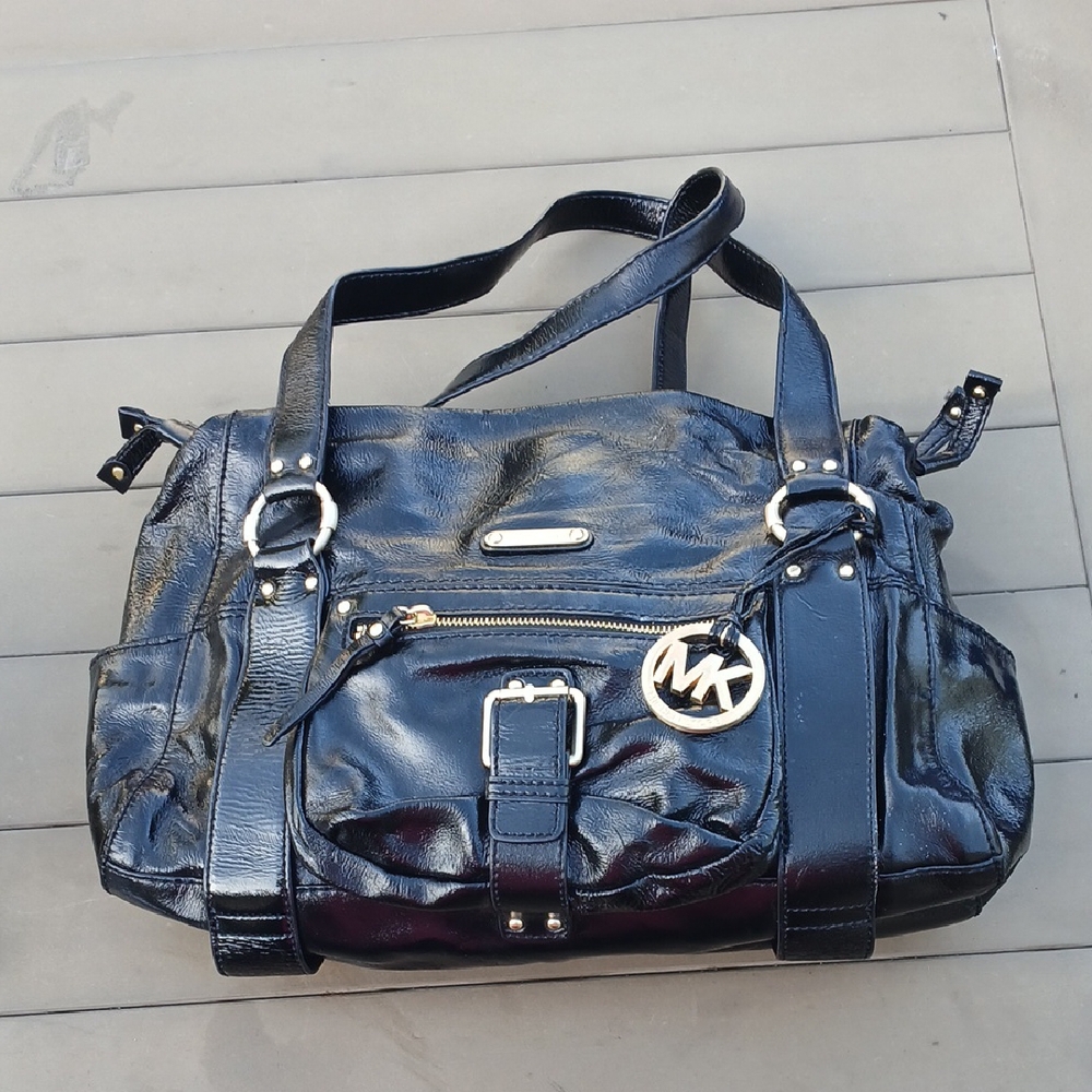 Michael Kors Black Leather Women's Bag